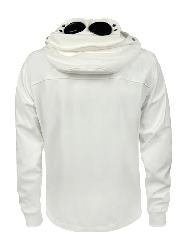 CP Company Gauze White Shell-R Goggle Jacket